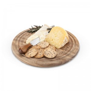 Twine Farmhouse Rounded Cheese Board and Knife TRUE1168